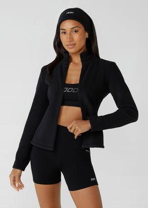 Lorna Jane Iconic Polar Fleece Headband - Black
