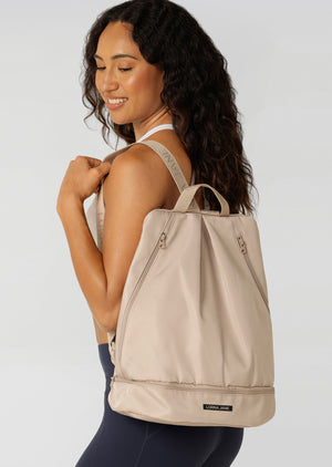 Lorna Jane LJ Backpack - Latte