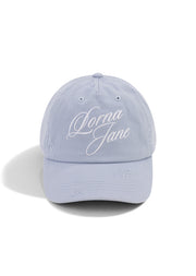 Lorna Jane Legacy Script Distressed Cap - Washed Beach House Blue