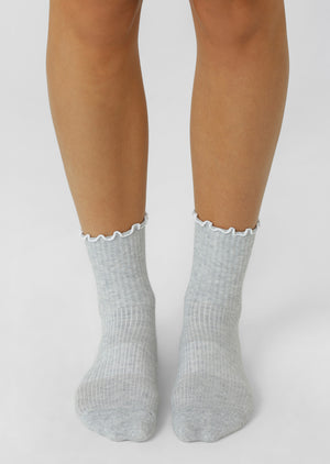 Lorna Jane Sonnet Crew Socks - Grey Marl