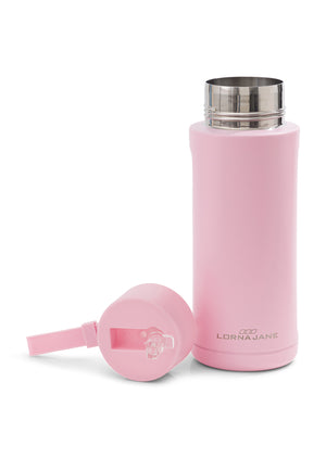Lorna Jane Essential 1L Insulated Water Bottle - Sweet Pink