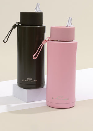Lorna Jane Essential 1L Insulated Water Bottle - Cotton Candy