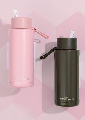 Lorna Jane Essential 1L Insulated Water Bottle - Luxury Green