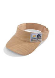 Lorna Jane Aloha Rafia Visor - Natural