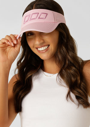 Lorna Jane Icons Ventilation Visor - Sweet Pink