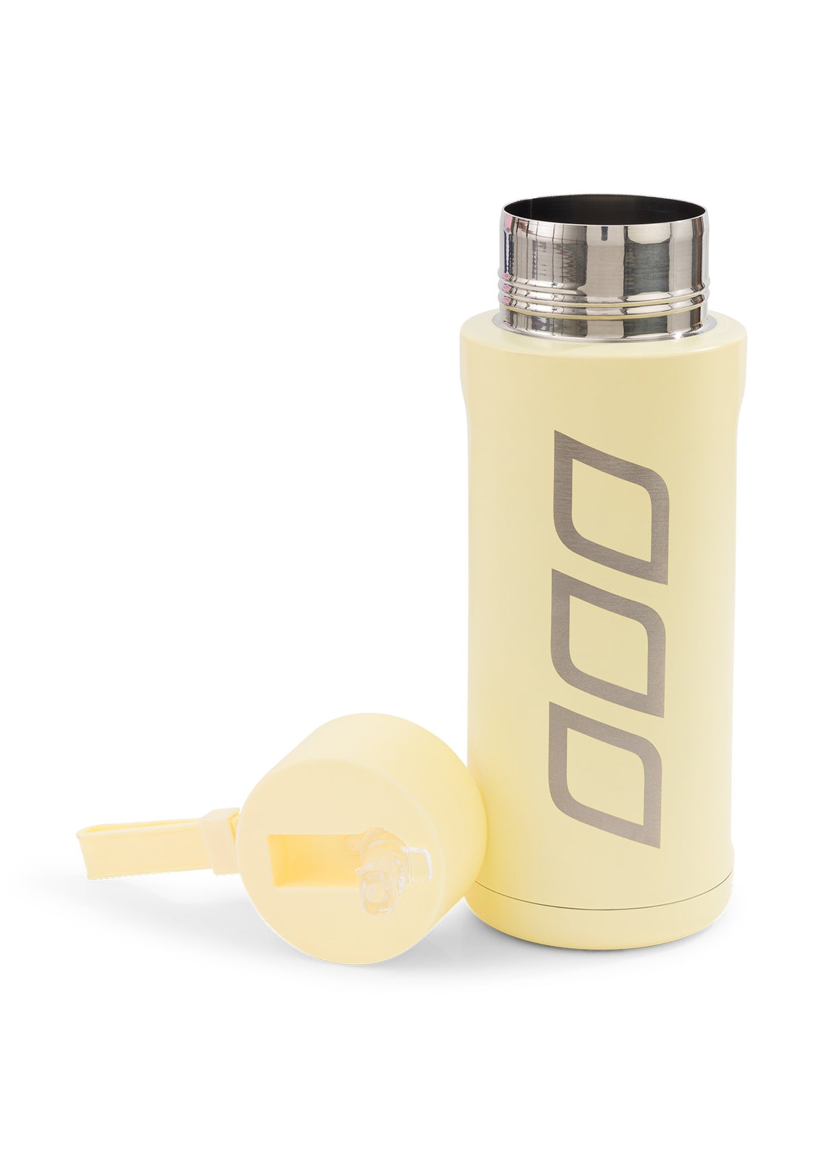 Lorna Jane Essential 1L Insulated Water Bottle - Lemon Cream