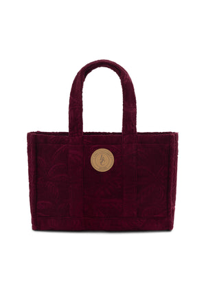 Lorna Jane Calypso Terry Beach Bag - Cranberry