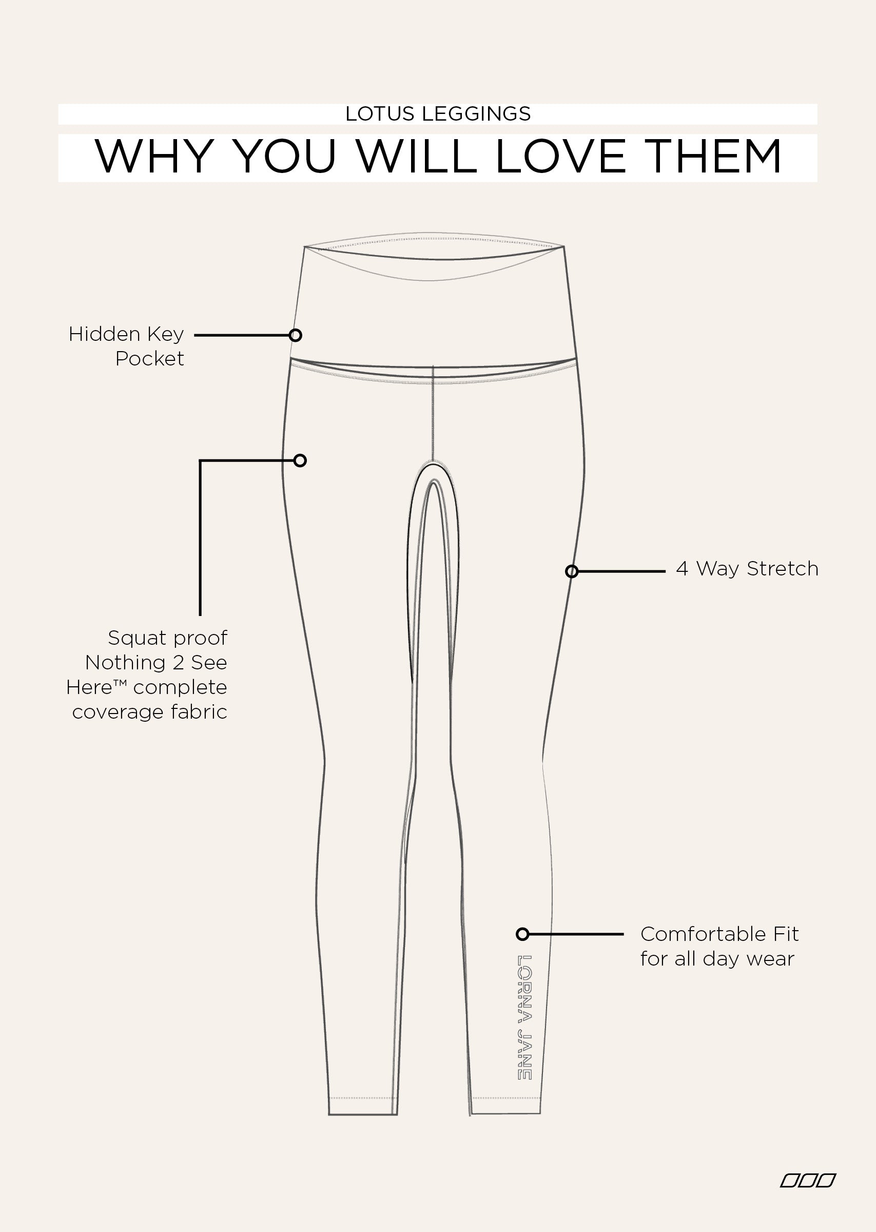 Lorna Jane Lotus 7/8 Leggings - Dark Jade