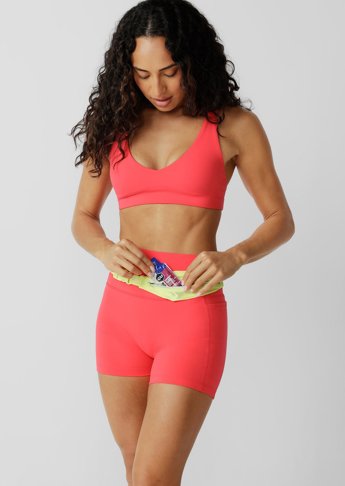 Lorna Jane On The Move Running Belt - Lime Cordial