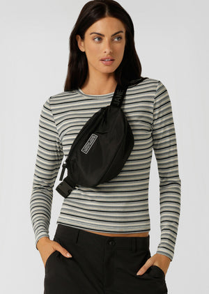 Lorna Jane Essential Belt Bag - Black