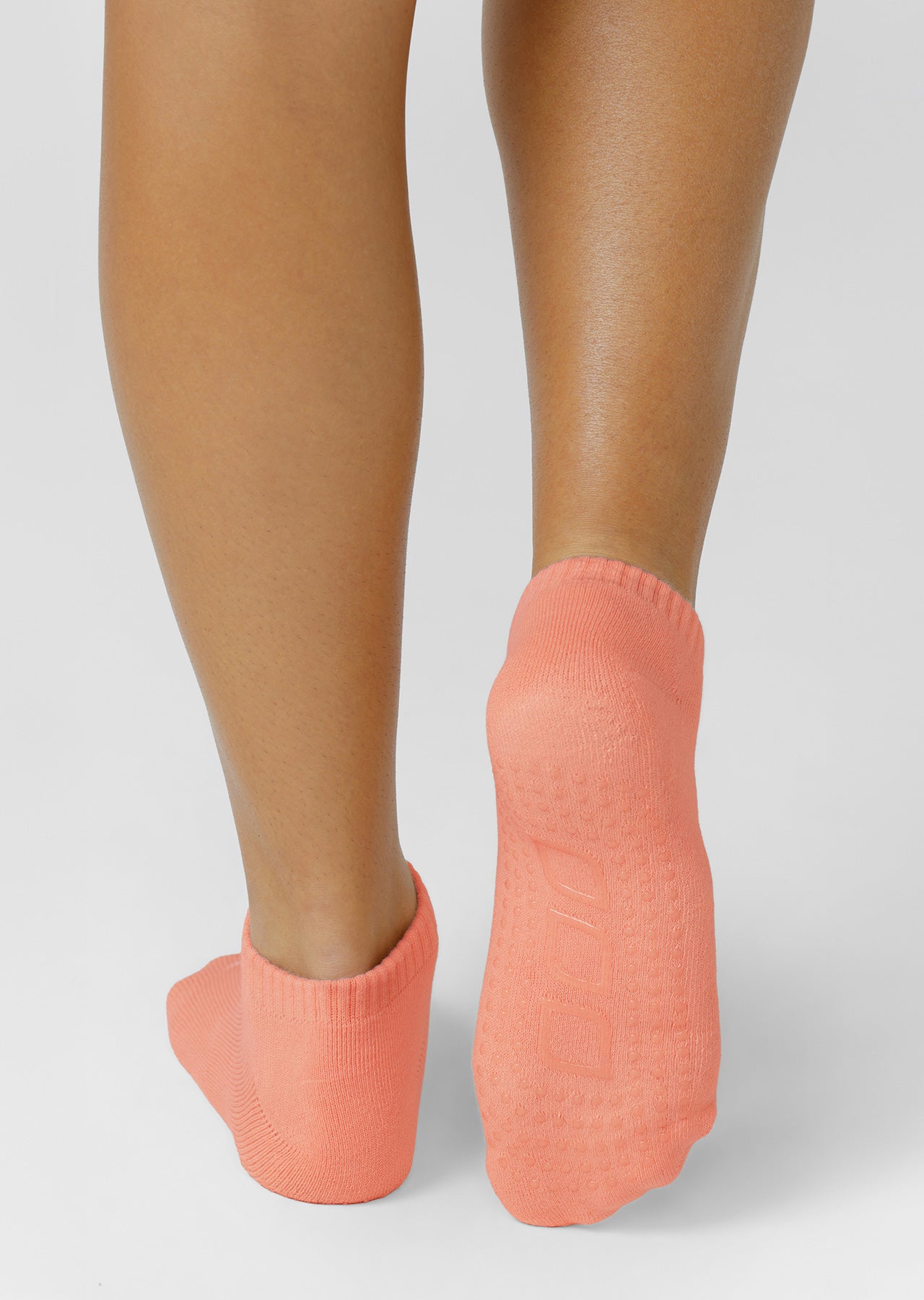 Lorna Jane Icon Pilates Grip Socks - Pale Peach