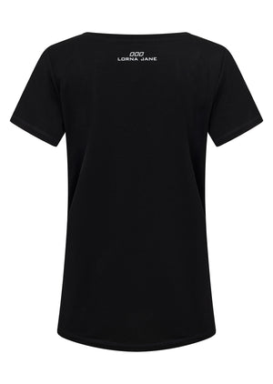 Lorna Jane Frankie Active T-Shirt - Black