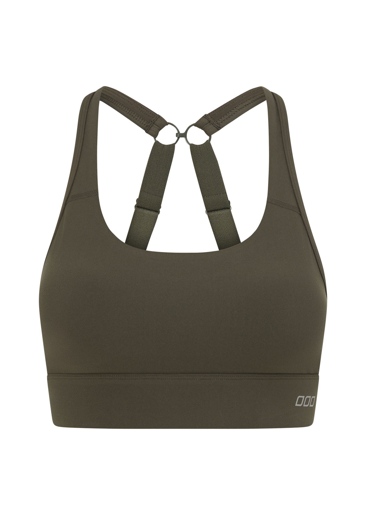 Lorna Jane Amy Maximum Support Sports Bra - Dark Khaki Haze