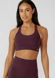 Lorna Jane Amy Maximum Support Sports Bra - Pinot