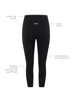 Lorna Jane Lotus 7/8 Leggings - Black