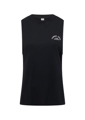 Lorna Jane Lotus Muscle Tank - Black