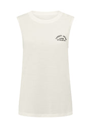 Lorna Jane Lotus Muscle Tank - Cream
