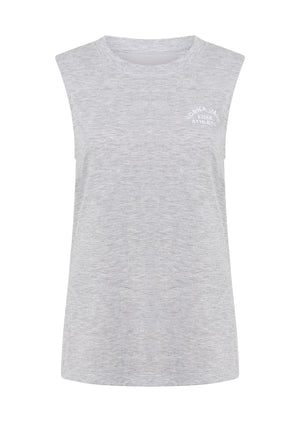 Lorna Jane Lotus Muscle Tank - Grey Marl