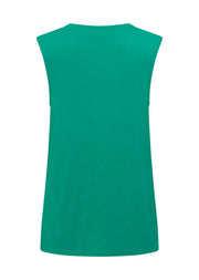 Lorna Jane Lotus Muscle Tank - Jewel Jade Green