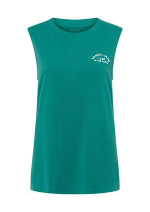 Lorna Jane Lotus Muscle Tank - Jewel