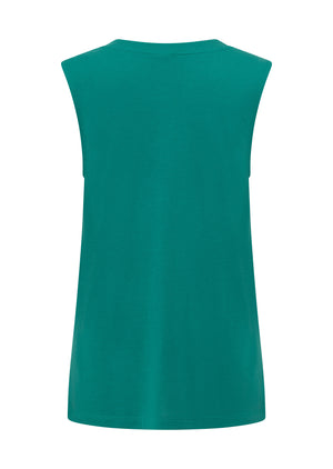 Lorna Jane Lotus Muscle Tank - Jewel