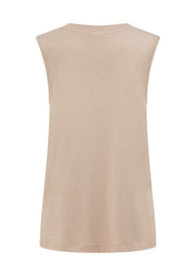 Lorna Jane Lotus Muscle Tank - Latte