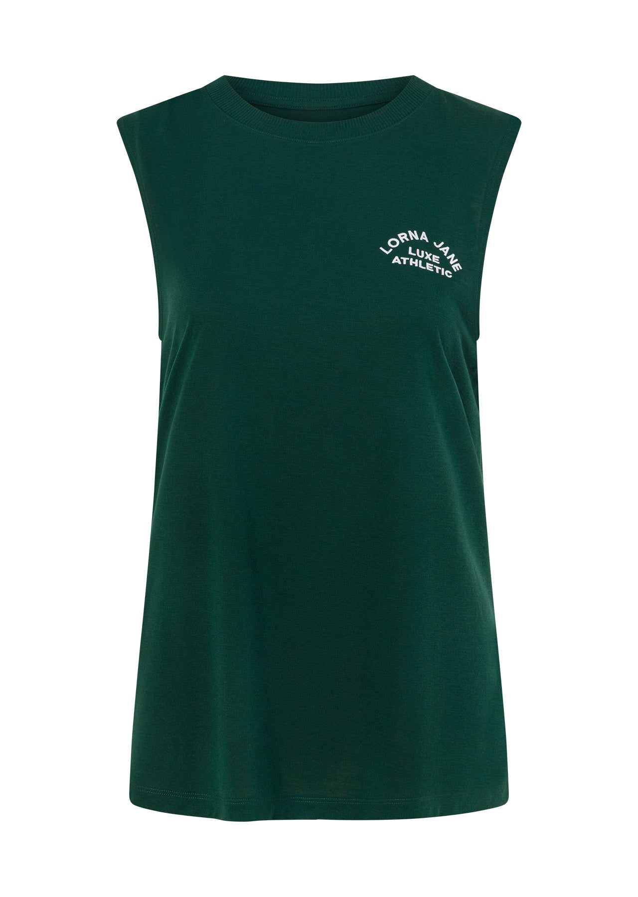Lorna Jane Lotus Muscle Tank - Midnight Green