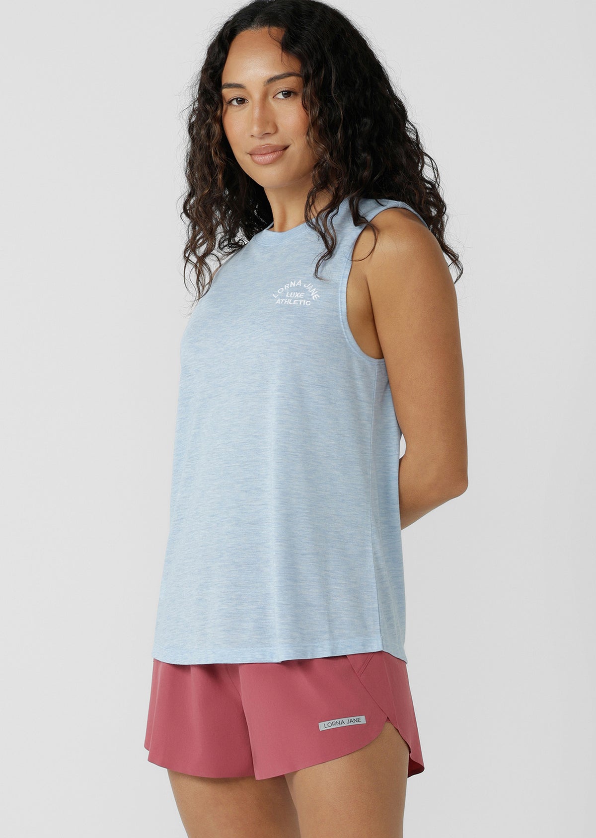 Lorna Jane Lotus Muscle Tank - Open Air Marl