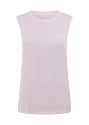 Lorna Jane Lotus Muscle Tank - Pale Orchid Lilac