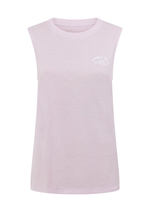 Lorna Jane Lotus Muscle Tank - Pale Orchid Lilac
