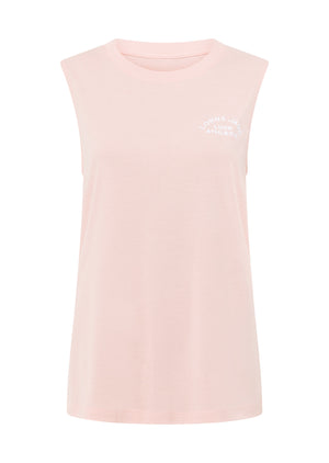Lorna Jane Lotus Muscle Tank - Sunkissed Peach