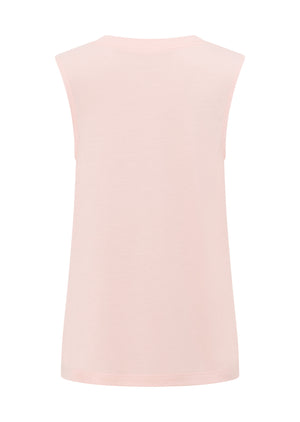 Lorna Jane Lotus Muscle Tank - Sunkissed Peach