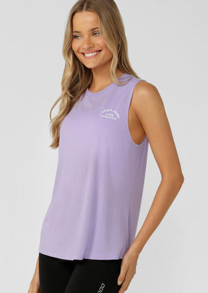 Lorna Jane Lotus Muscle Tank - Violet Lilac