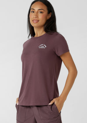 Lorna Jane Lotus T-Shirt - Amethyst Shadow