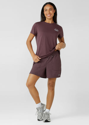 Lorna Jane Lotus T-Shirt - Amethyst Shadow