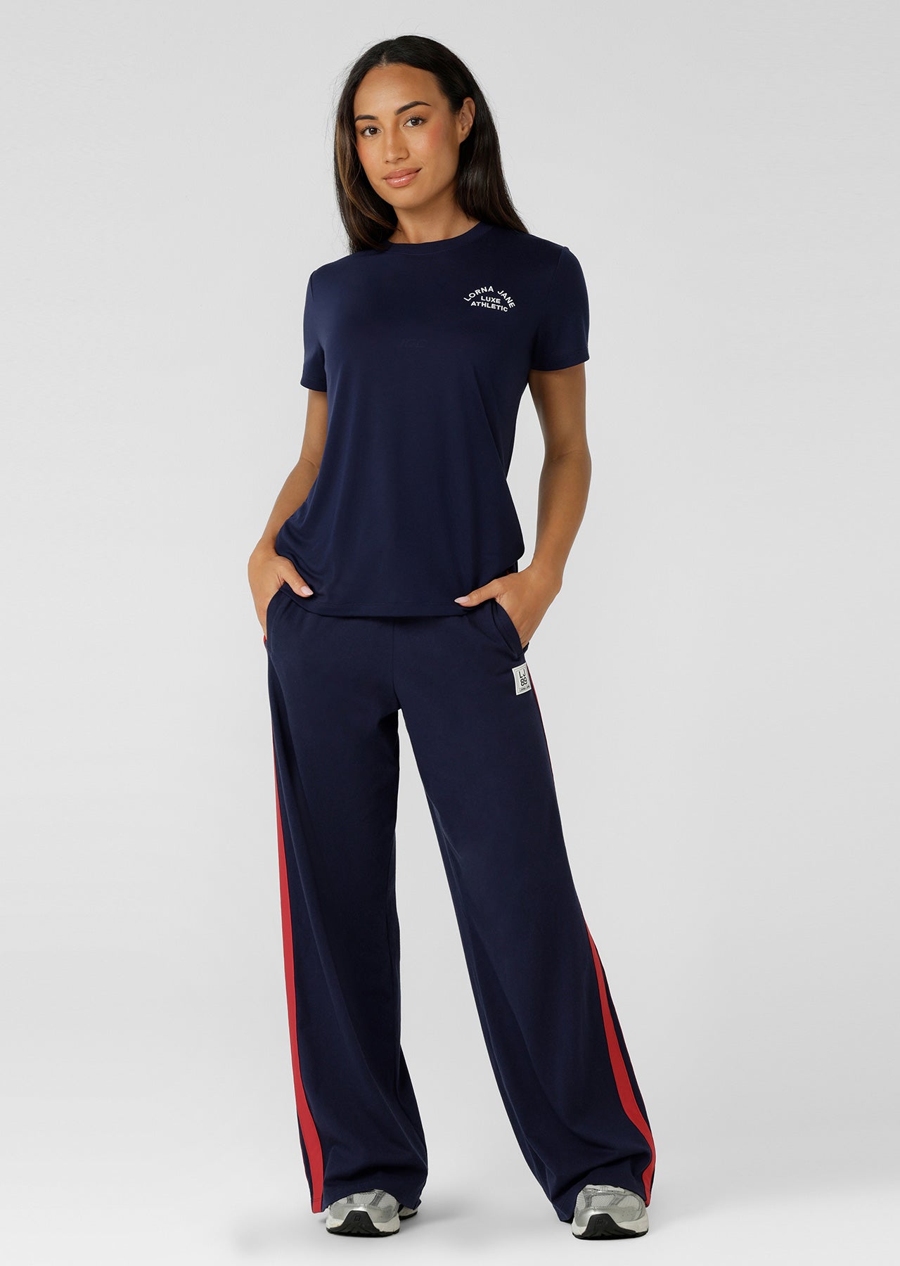 Lorna Jane Lotus T-Shirt - Admiral Navy