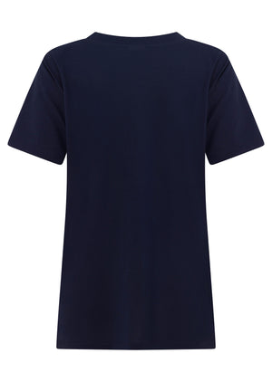 Lorna Jane Lotus T-Shirt - Admiral Navy
