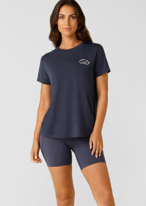 Lorna Jane Lotus T-Shirt - Ash Blue