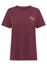 Lorna Jane Lotus T-Shirt - Dark Rose Blush