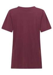 Lorna Jane Lotus T-Shirt - Dark Rose Blush