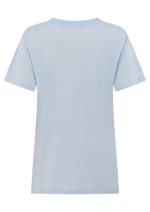 Lorna Jane Lotus T-Shirt - Heather Blue