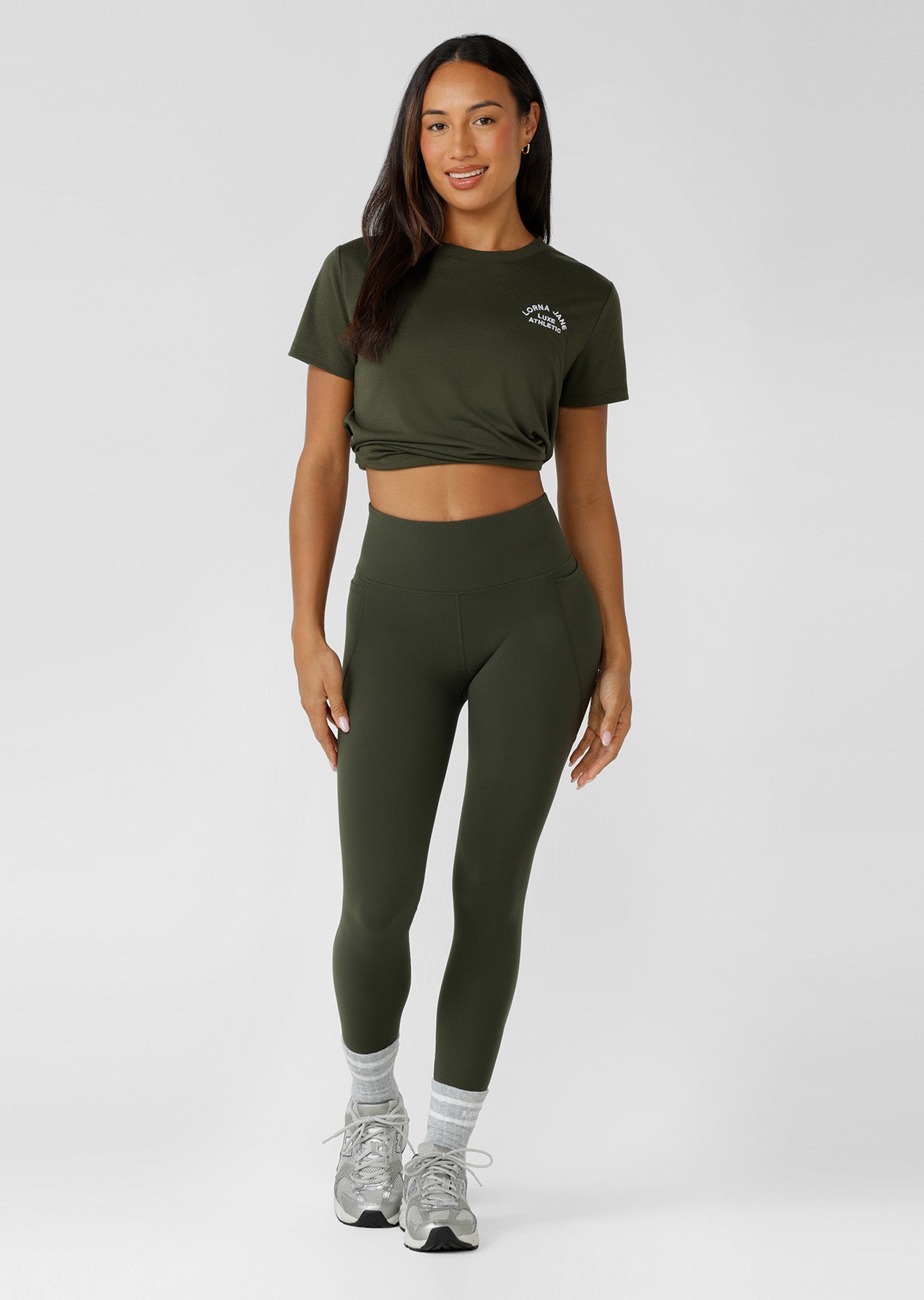 Lorna Jane Lotus T-Shirt - Luxury Green