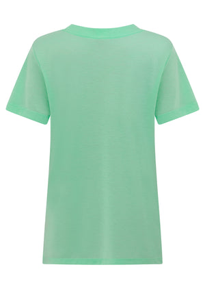 Lorna Jane Lotus T-Shirt - Mint Cream