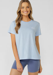 Lorna Jane Lotus T-Shirt - Oxford Blue