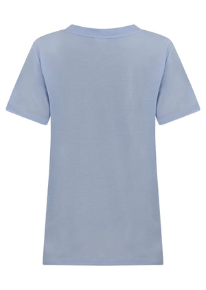 Lorna Jane Lotus T-Shirt - Oxford Blue