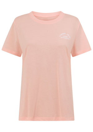 Lorna Jane Lotus T-Shirt - Pale Peach
