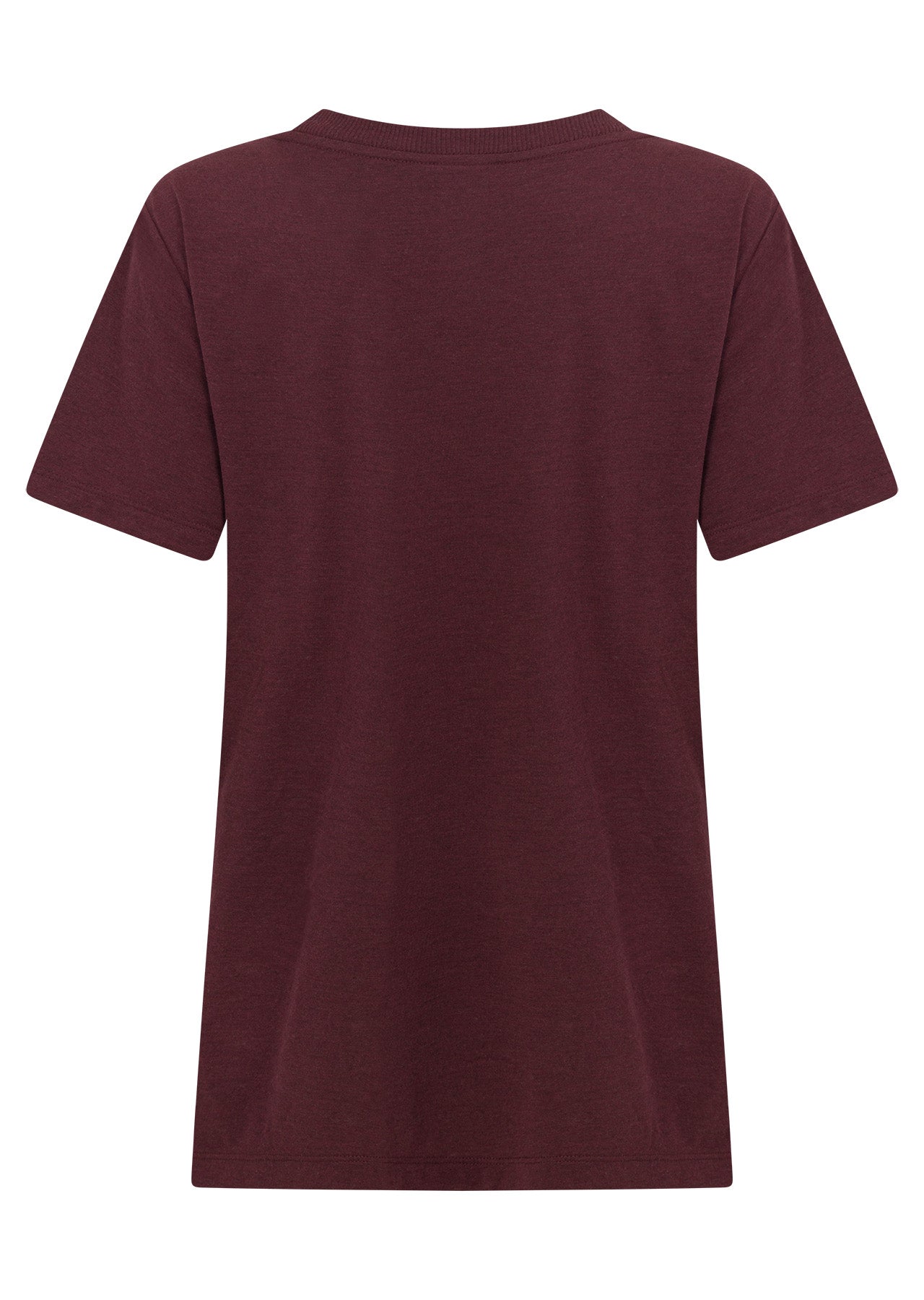 Lorna Jane Lotus T-Shirt - Plum Red Marl