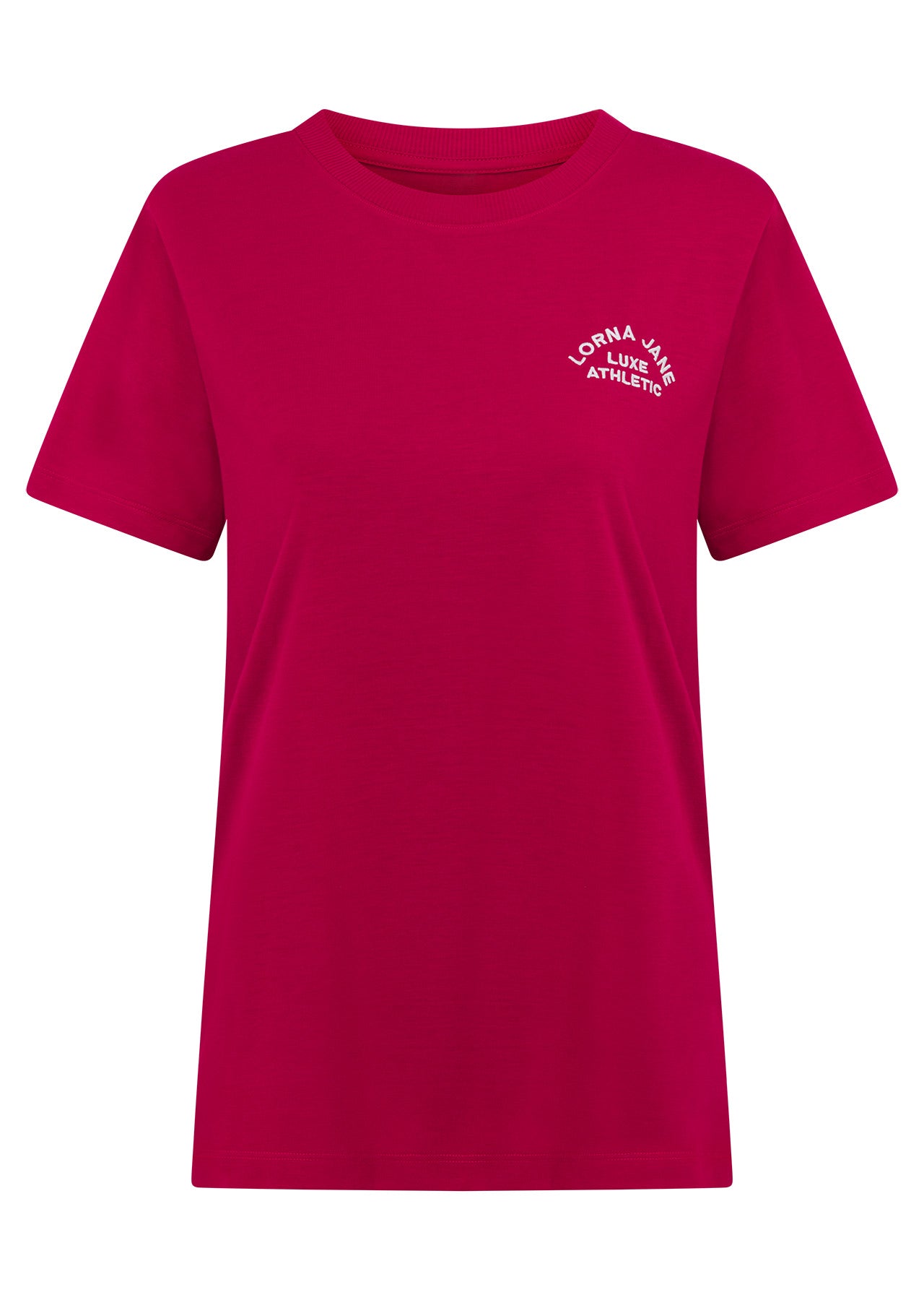 Lorna Jane Lotus T-Shirt - Raspberry