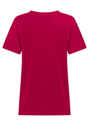 Lorna Jane Lotus T-Shirt - Raspberry