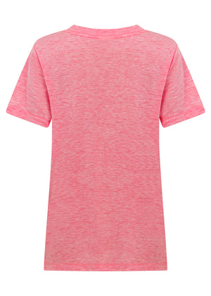 Lorna Jane Lotus T-Shirt - Strawberry Marl